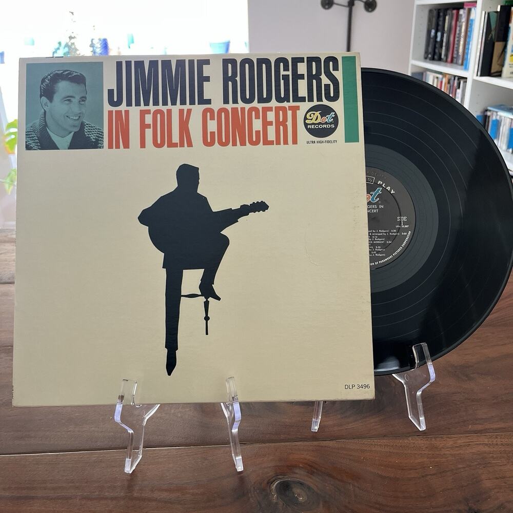 Jimmie Rodgers In Folk Concert Vinyl LP 1963 Dot DLP 3496